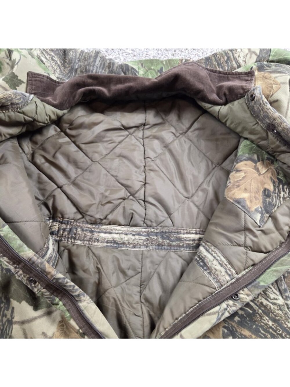 Vintage Duxbak Realtree Camouflage Hunting Coveralls Adult XL Insulated - Picture 5 of 10